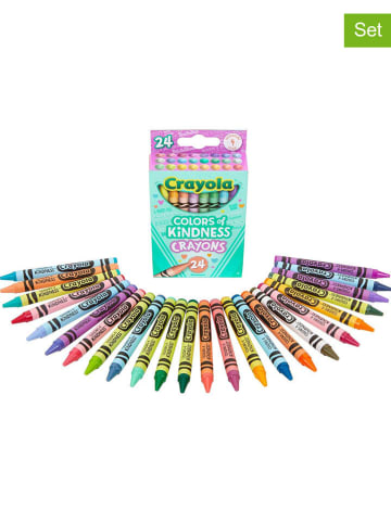 Crayola 24er-Set: Wachsmalkreiden - ab 3 Jahren