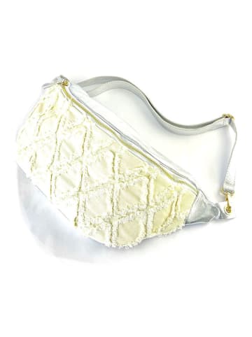 Marlon Brustbeutel in Creme/ Silber - (B)44 x (H)22 x (T)10 cm