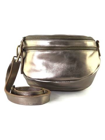 Marlon Leder-Brustbeutel in Braun - (B)27 x (H)18 x (T)13 cm