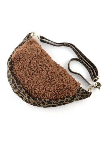 Marlon Leder-Brustbeutel in Hellbraun - (B)36 x (H)17 x (T)10 cm
