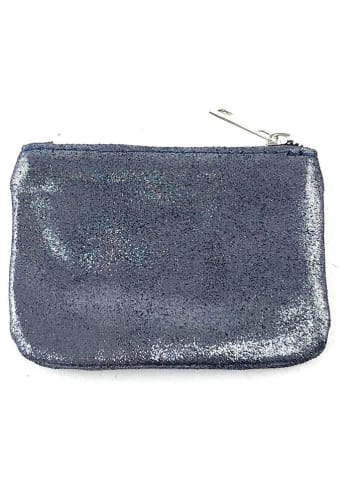 Marlon Leder-Geldbeutel in Dunkelblau - (B)15 x (H)10 x (T)1 cm