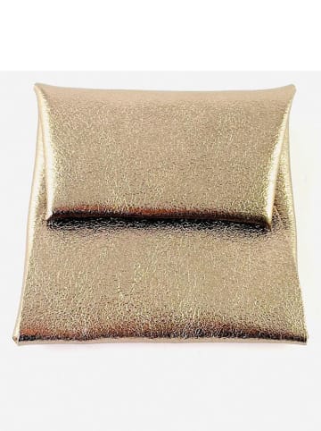 Marlon Leder-Geldbeutel in Gold - (B)10 x (H)10 x (T)2 cm