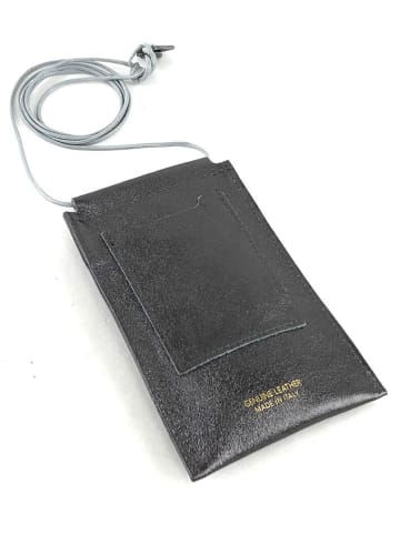 Marlon Leder-Handytasche in Anthrazit - (B)11 x (H)16 x (T)0,5 cm