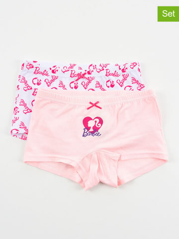 Barbie 2er-Set: Pantys "Barbie" in Weiß/ Rosa/ Pink