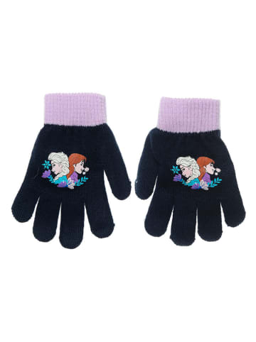 FROZEN Rękawiczki "Kraina Lodu" w kolorze granatowym