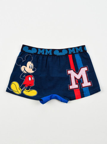 Disney Mickey Mouse Bokserki (2 pary) "Myszka Miki" w kolorze granatowo-szarym