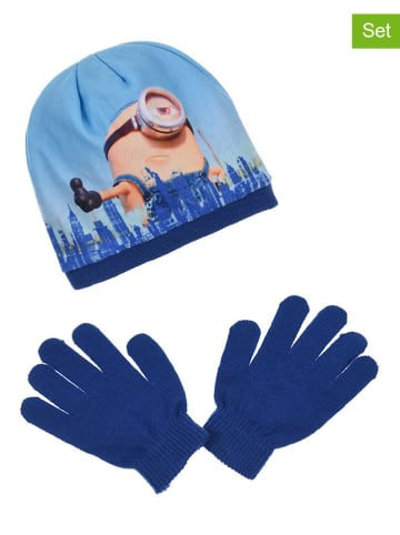 Minions 2tlg. Winteraccessoires-Set "Minions" in Blau