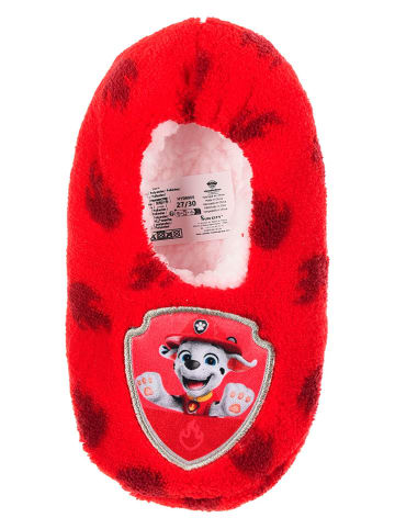 Disney Paw Patrol Kapcie "Psi Patrol" w kolorze czerwonym