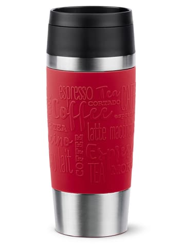 Emsa Kubek termiczny "Classic" w kolorze ciemnoczerwonym - 360 ml