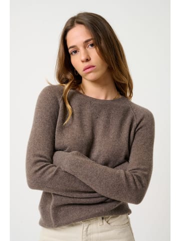 AUTHENTIC CASHMERE Kaszmirowy sweter "Etret" w kolorze brązowym