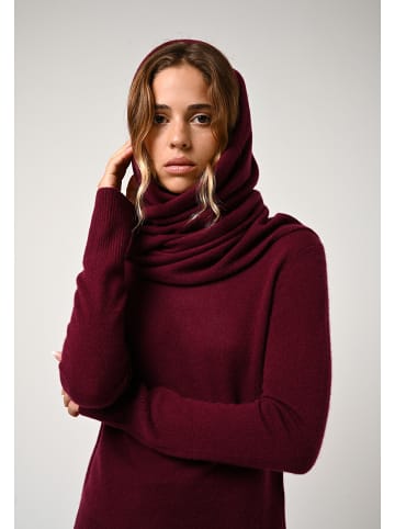AUTHENTIC CASHMERE Kaszmirowy szal "Vaymont" w kolorze bordowym - 200 x 30 cm