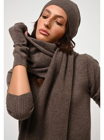 AUTHENTIC CASHMERE Kaszmirowy szal "Vaymont" w kolorze brązowym - 200 x 30 cm