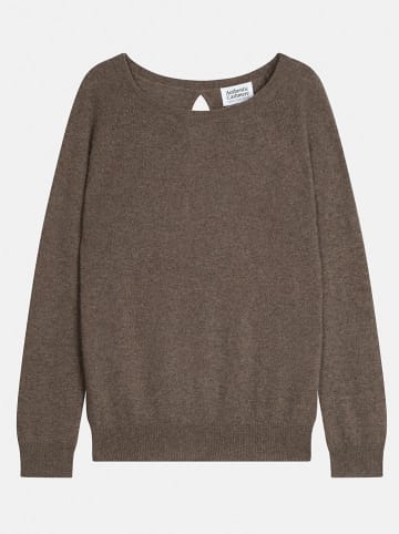 AUTHENTIC CASHMERE Kaschmir-Pullover "Dibona" in Dunkelbraun