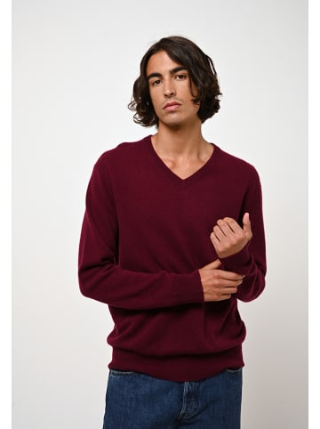 AUTHENTIC CASHMERE Kaschmir-Pullover "Agel" in Bordeaux