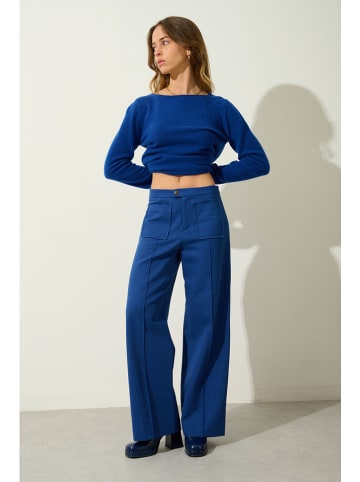 AUTHENTIC CASHMERE Kaschmir-Pullover "Criou" in Blau