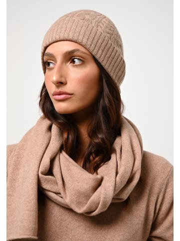 AUTHENTIC CASHMERE Kaszmirowy szal "Vaymont" w kolorze beżowym - 200 x 30 cm