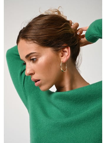 AUTHENTIC CASHMERE Kaszmirowy sweter "Ecrin" w kolorze zielonym