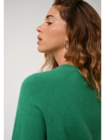 AUTHENTIC CASHMERE Kaszmirowy sweter "Ecrin" w kolorze zielonym