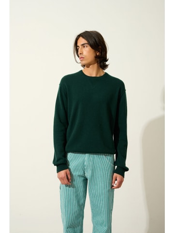 AUTHENTIC CASHMERE Kaschmir-Pullover "Nolan" in Dunkelgrün