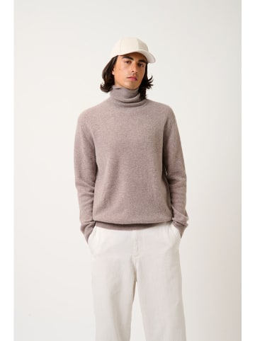 AUTHENTIC CASHMERE Kaschmir-Rollkragenpullover "Bange" in Taupe