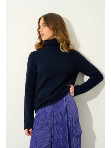 AUTHENTIC CASHMERE Kaschmir-Rollkragenpullover "Linda" in Dunkelblau