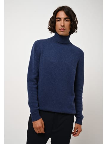 AUTHENTIC CASHMERE Kasjmieren coltrui "Martin" donkerblauw