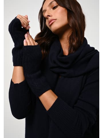 AUTHENTIC CASHMERE Kaschmir-Stulpen "Iris" in Dunkelblau