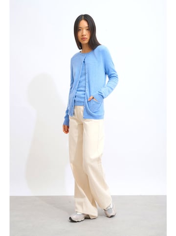 AUTHENTIC CASHMERE Kaschmir-Cardigan "Caron" in Hellblau