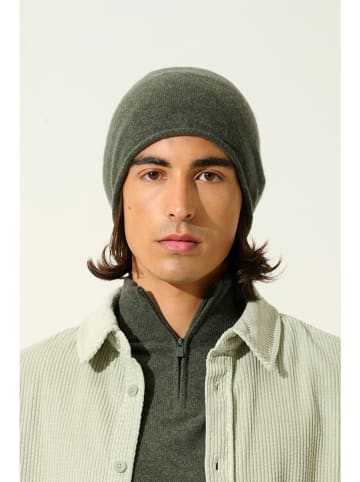 AUTHENTIC CASHMERE Kaschmir-Mütze "Pinier" in Grün