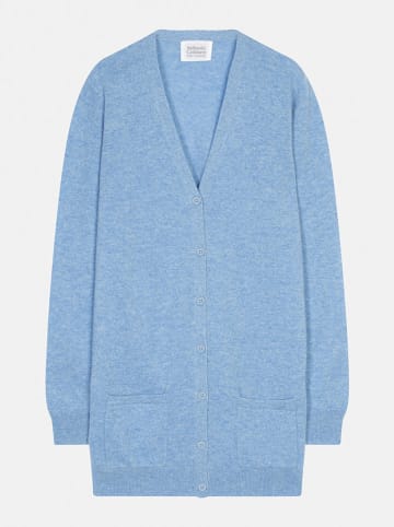 AUTHENTIC CASHMERE Kaschmir-Longcardigan "Cimet" in Hellblau