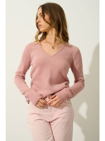 AUTHENTIC CASHMERE Kaschmir-Pullover "Chelsea" in Rosa