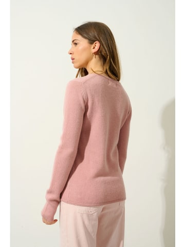 AUTHENTIC CASHMERE Kaszmirowy sweter "Chelsea" w kolorze jasnoróżowym