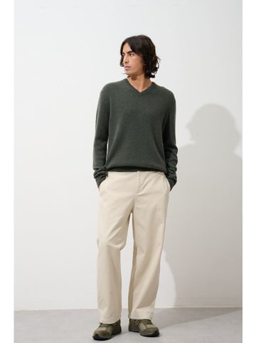 AUTHENTIC CASHMERE Kaschmir-Pullover "Victor" in Dunkelgrün