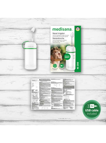 Medisana Irygator "NI 200" w kolorze białym do płukania nosa