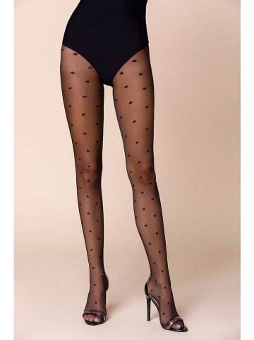 Gabriella Strumpfhose "Stars" in Schwarz - 20 DEN