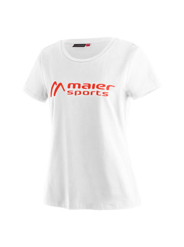 Maier Sports Funktionsshirt "Tee" in Weiß