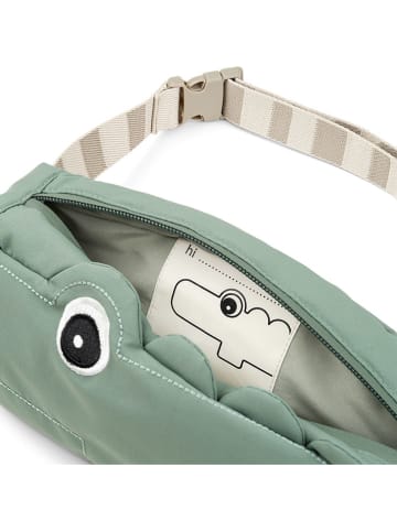 done by deer Torebka "Croco" w kolorze zielonym - 20 x 5,5 x 8,5 cm