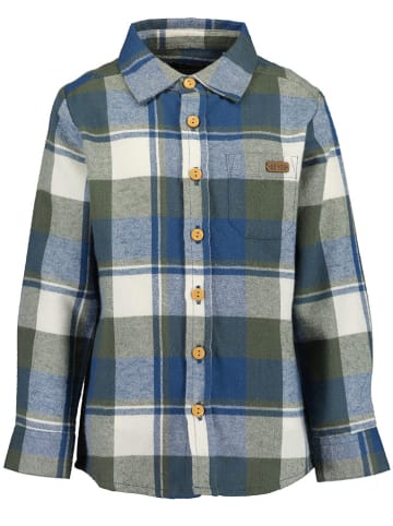 Blue Seven Blouse blauw/crème/kaki