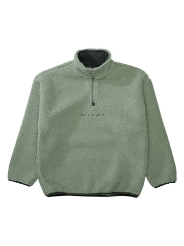 Marc O'Polo Junior Bluza polarowa w kolorze zielonym