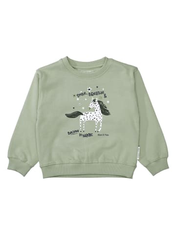 Marc O'Polo Junior Bluza w kolorze zielonym