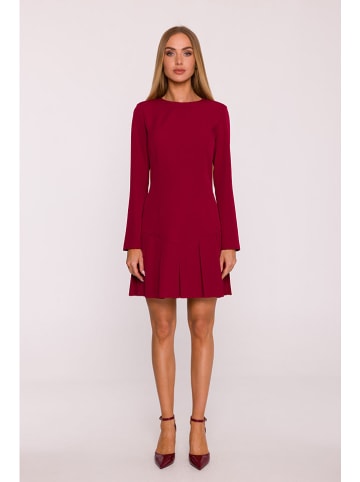 made of emotion Sukienka w kolorze bordowym