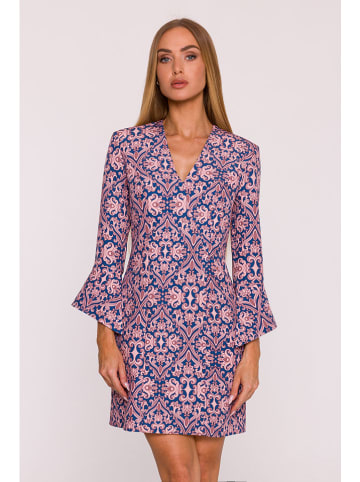 made of emotion Sukienka w kolorze niebiesko-jasnoróżowym