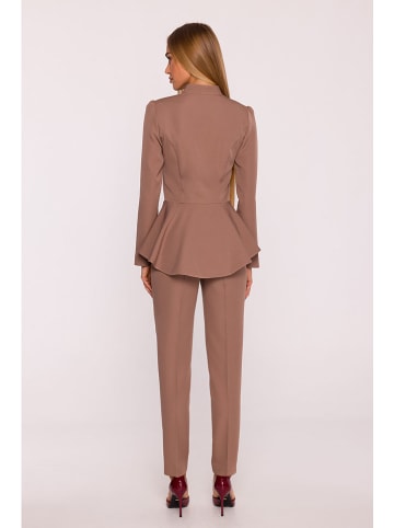 made of emotion Kombinezon w kolorze jasnobrązowym