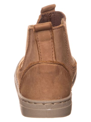 natural world Leder-Chelsea-Boots in Hellbraun
