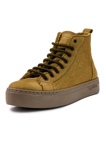 natural world Leder-Boots in Hellbraun
