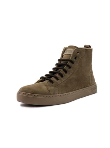 natural world Leder-Boots in Hellbraun