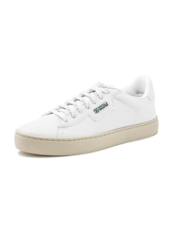 natural world Skórzane sneakersy w kolorze białym