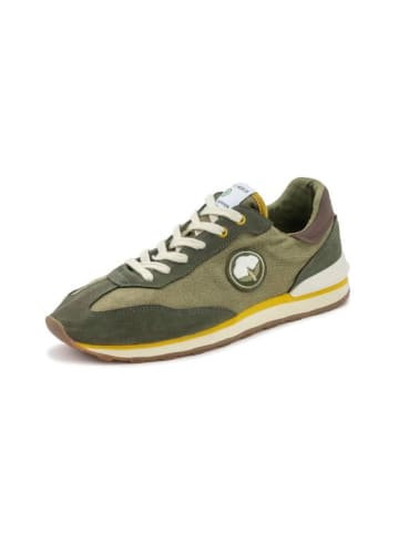 natural world Leder-Sneakers in Khaki