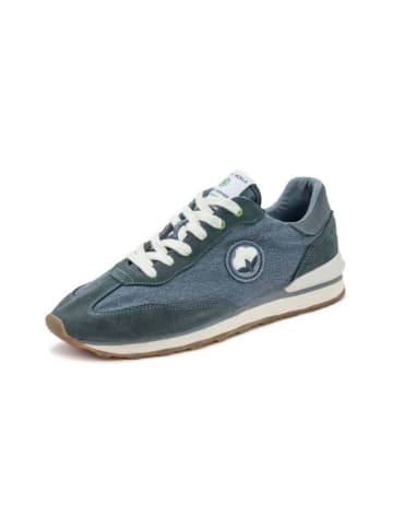 natural world Skórzane sneakersy w kolorze granatowym