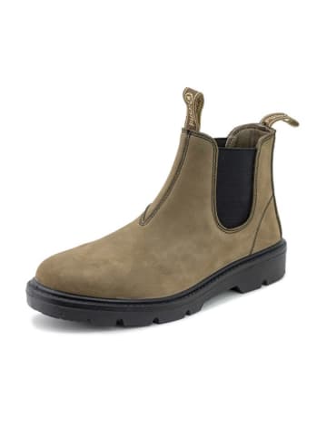 natural world Leder-Chelsea-Boots in Beige